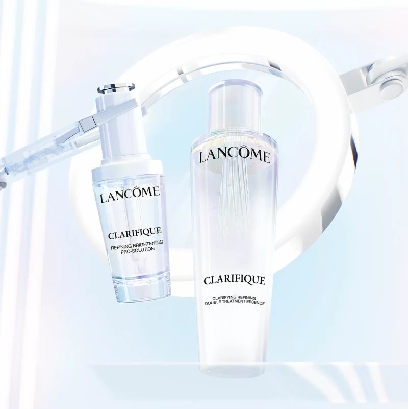 ny clarifique double treatment essence porförfinande ansiktsserum lancome hk