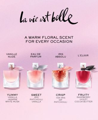 lancôme la vie est belle vanille nude eau de parfum first at macys