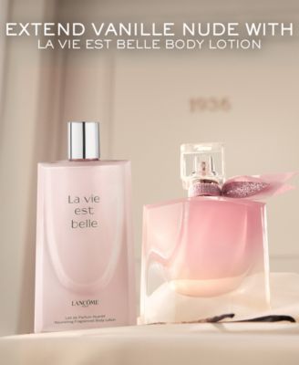 lancôme la vie est belle vanille nude eau de parfum first at macys
