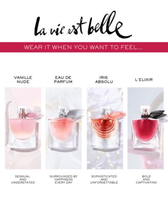 lancôme la vie est belle vanille nude eau de parfum first at macys