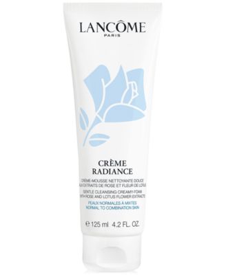 lancôme crème radiance clarifying cream-to-foam cleanser 115 ml.