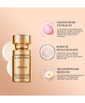 lancôme absolue revitalizing eye serum med grand rose-extrakt 05 oz.
